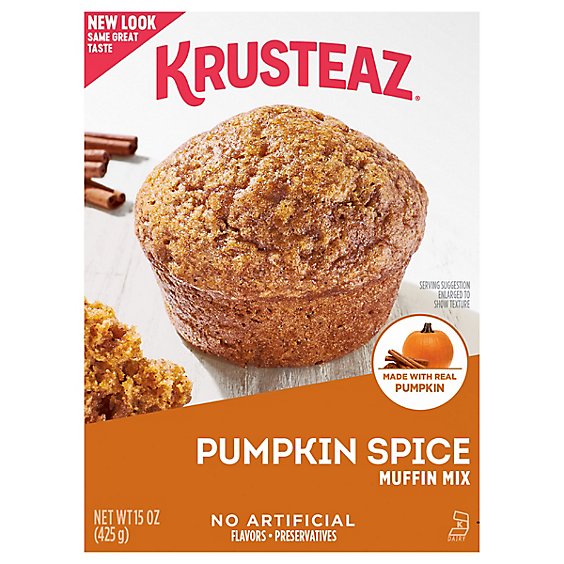 Krusteaz Pumpkin Spice Muffin Mix - 15 Oz