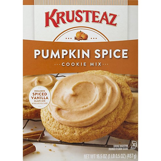 Krusteaz Cookie Mix Bakery Style Pumpkin Spice - 16.5 Oz