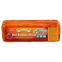 Cabot Creamery Cheese Cheddar Hot Buffalo Wing Extra Spicy - 8 Oz - Image 1