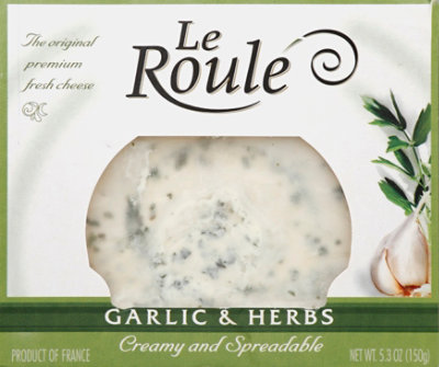 Le Roule Cheese Garlic & Herbs - 5.3 Oz - Image 2