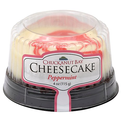 Chuckanut Bay Cheesecake Single Serve Peppermint Swirl - Each