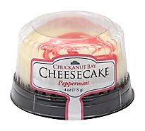 Chuckanut Bay Cheesecake Single Serve Peppermint Swirl - Each