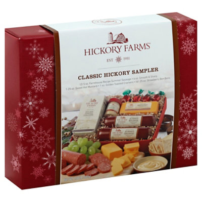 Hickory Farms Sampler Gift Box includes turkey summer sausage