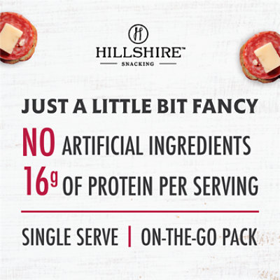 Hillshire Snacking Wine-Infused Salami & White Cheddar Cheese - 2.76 Oz - Image 2