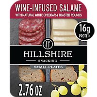 Hillshire Snacking Small Plates Wine-Infused Salame with White Cheddar Cheese - 2.76 Oz - Image 1