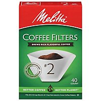 Melitta Coffee Filters Cone No. 6 - 40 Count - Image 1