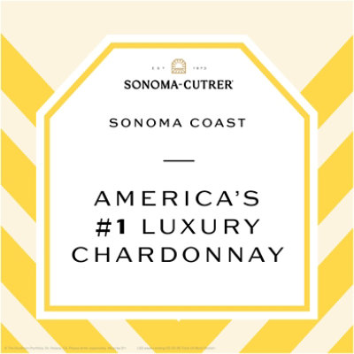 Sonoma-Cutrer Sonoma Coast 2019 27.8 Proof Bottle Chardonnay Dry White Wine Bottle - 375 Ml - Image 5