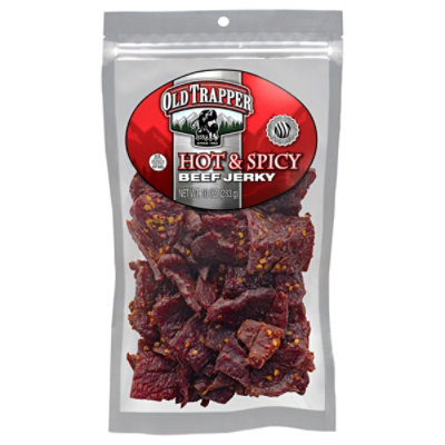 Old Trapper Beef Jerky Hot & Spicy - 10 Oz