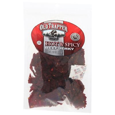 Old Trapper Beef Jerky Hot & Spicy - 10 Oz - Image 3