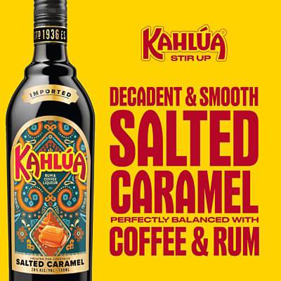 Kahlua Liqueur Rum & Coffee Salted Caramel 40 Proof - 750 Ml - Image 4