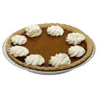 Bakery Pie 8 Inch Pumpkin With Whipped Topping - Each