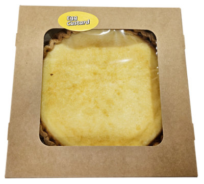 Bakery Pie 8 Inch Egg Custard - Each