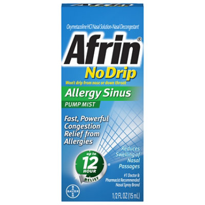 Afrin No Drip Sinus Pump Mist - .5 Fl. Oz. - Image 3