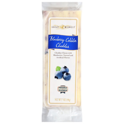 Great Midwest Cheese Blueberry Cheddar - 7 Oz - Image 1