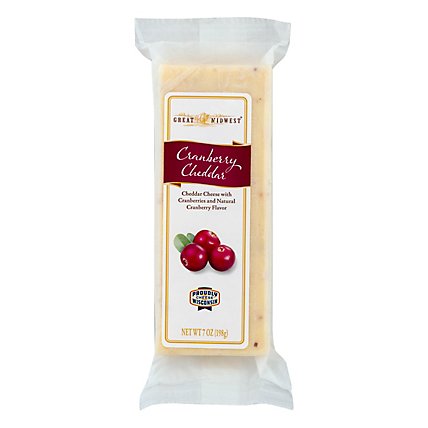 Great Midwest Cheese Cranberry Cheddar - 7 Oz - Image 2