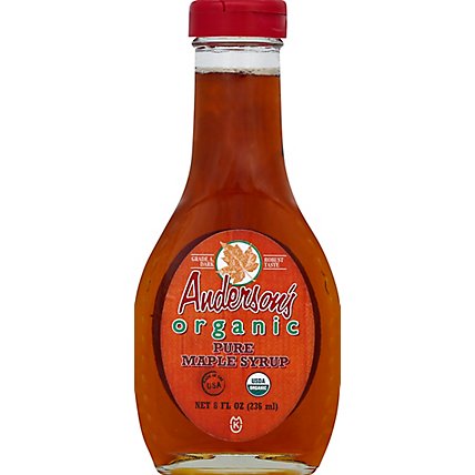 Andersons Maple Syrup Pure Organic - 8 Fl. Oz. - Image 2
