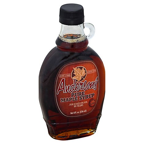 Andersons Maple Syrup Pure - 8 Fl. Oz.