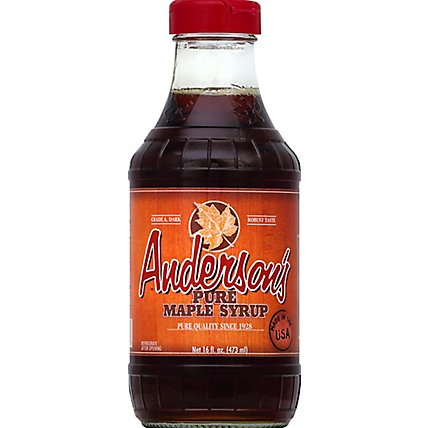 Andersons Maple Syrup Pure - 16 Fl. Oz. - Image 2