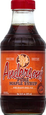 Andersons Maple Syrup Pure - 16 Fl. Oz. - Image 2