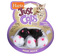 Hartz Mountain Mini Mice Cat Toy - 5 Count