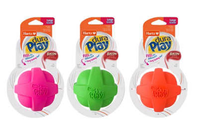 Hartz Dura Play Dog Toy Ball Large Each vons