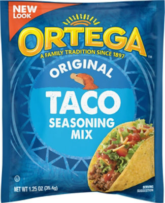 Ortega Taco Seasoning Mix Original Envelope - 1.25 Oz - Image 2