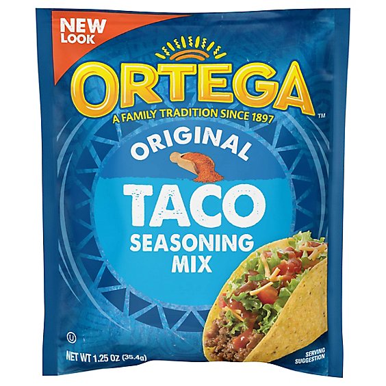Ortega Taco Seasoning Mix Original Envelope - 1.25 Oz
