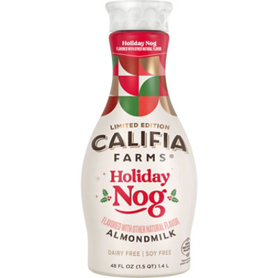 Califia Farms Holiday Nog Seasonal Almond Milk Egg Nog 48 Fl. Oz. Vons
