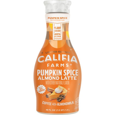 Califia Farms Pumpkin Latte Spice Cold Brew Coffee with Almond Milk - 48 Fl. Oz. - Image 1