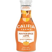 Califia Farms Pumpkin Spice Latte Non Dairy Cold Brew Coffee With Oat Milk - 48 Fl. Oz. - Image 1
