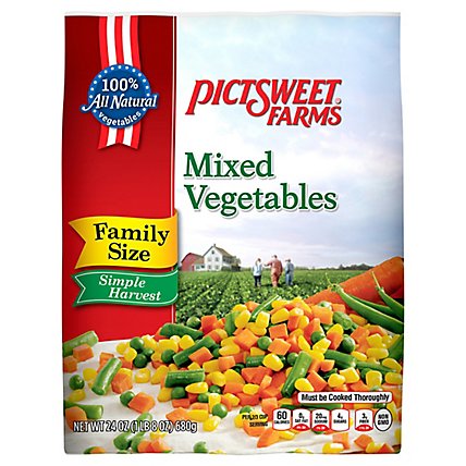 Pictsweet Farms Vegetables Mixed Simple Harvest Family Size - 24 Oz - Image 3