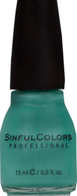 SinfulColors Professional Nail Enamel Mint Apple 947 - 0.5 Fl. Oz. - Image 2
