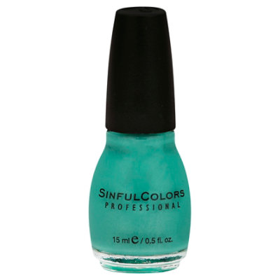 SinfulColors Professional Nail Enamel Mint Apple 947 - 0.5 Fl. Oz. - Image 1