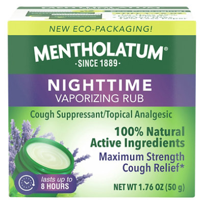 Mentholatum Nighttime Vaporizing Rub - 1.76 Oz - Image 3