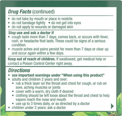 Mentholatum Nighttime Vaporizing Rub - 1.76 Oz - Image 5