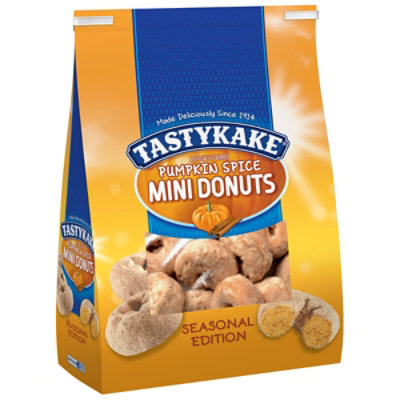 Tastykake Pumpkin Spice Mini Donuts Shareable Pumpkin and Cinnamon Donuts - 10 Oz - Image 3