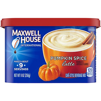 Maxims House International Beverage Mix Latte Pumpkin Spice - 9 Oz - Image 2