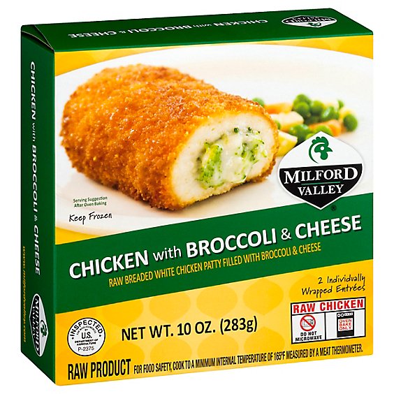 Milford Valley Chicken With Broccoli And Cheese - 10 Oz