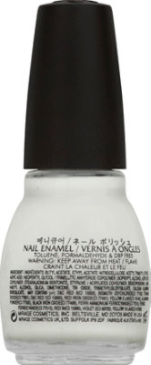 SinfulColors Professional Nail Enamel Snow Me White 101 - 0.5 Fl. Oz. - Image 2