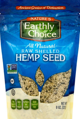 Natures Earthly Choice Hemp Seed Raw Shelled - 8 Oz - Image 2