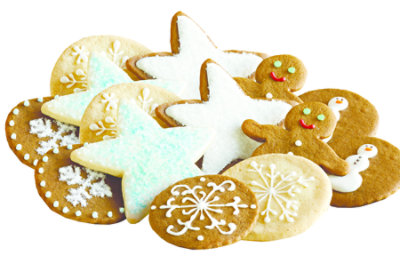 Bakery Cookies Holiday Cutout With Icing 12 Count - Each - Image 1