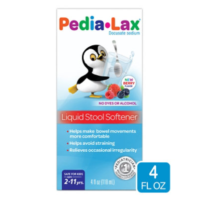 Fleet Pedia Lax Liquid Stool Softner - 4 Fl. Oz. - Image 3
