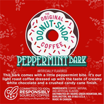 The Original Donut Shop Peppermint Bark Light Roast Coffee Keurig K Cup Pods - 12 Count - Image 5