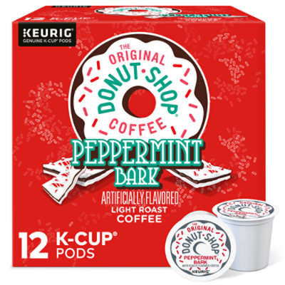 The Original Donut Shop Peppermint Bark Light Roast Coffee Keurig K Cup Pods - 12 Count - Image 1