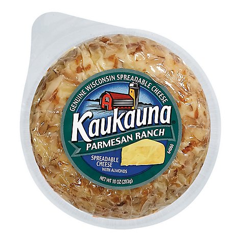 Kaukauna Parmesan Ranch Spreadable Cheese Ball - 10 Oz.