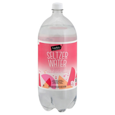 Signature SELECT Seltzer Water Grapefruit - 2 Liter