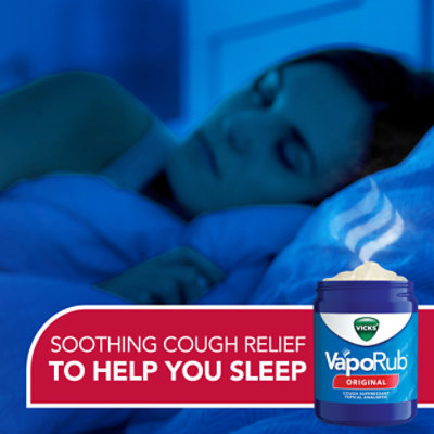 Vicks VapoRub Ointment Cough Suppressant Topical Analgesic - 1.76 Oz - Image 4