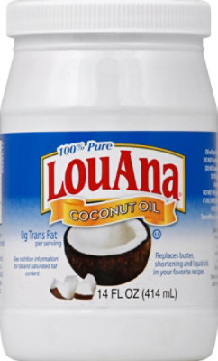 LouAna Coconut Oil Pure - 14 Fl. Oz. - Image 2