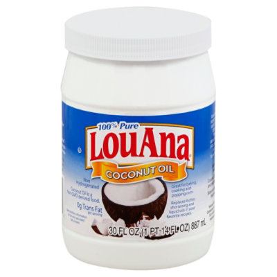 LouAna Coconut Oil Pure - 30 Fl. Oz. - Image 1