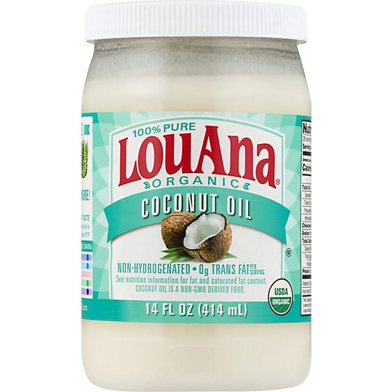 LouAna Coconut Oil Organic Pure - 14 Fl. Oz.